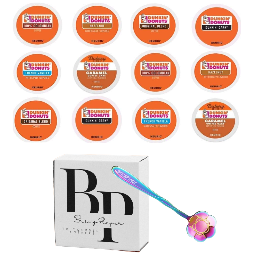 Variety pack of Dunkin Donuts Coffee K Cups for All Keurig K Cup Brewers - (6 flavors, NO DECAF, 4 K cups each flavor, Total of 24)